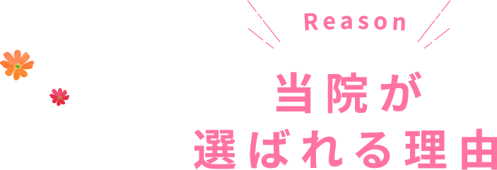 当院が選ばれる理由